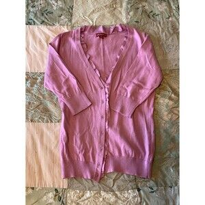 Cardigan Sweater 3/4 sleeves size XS- Lavender